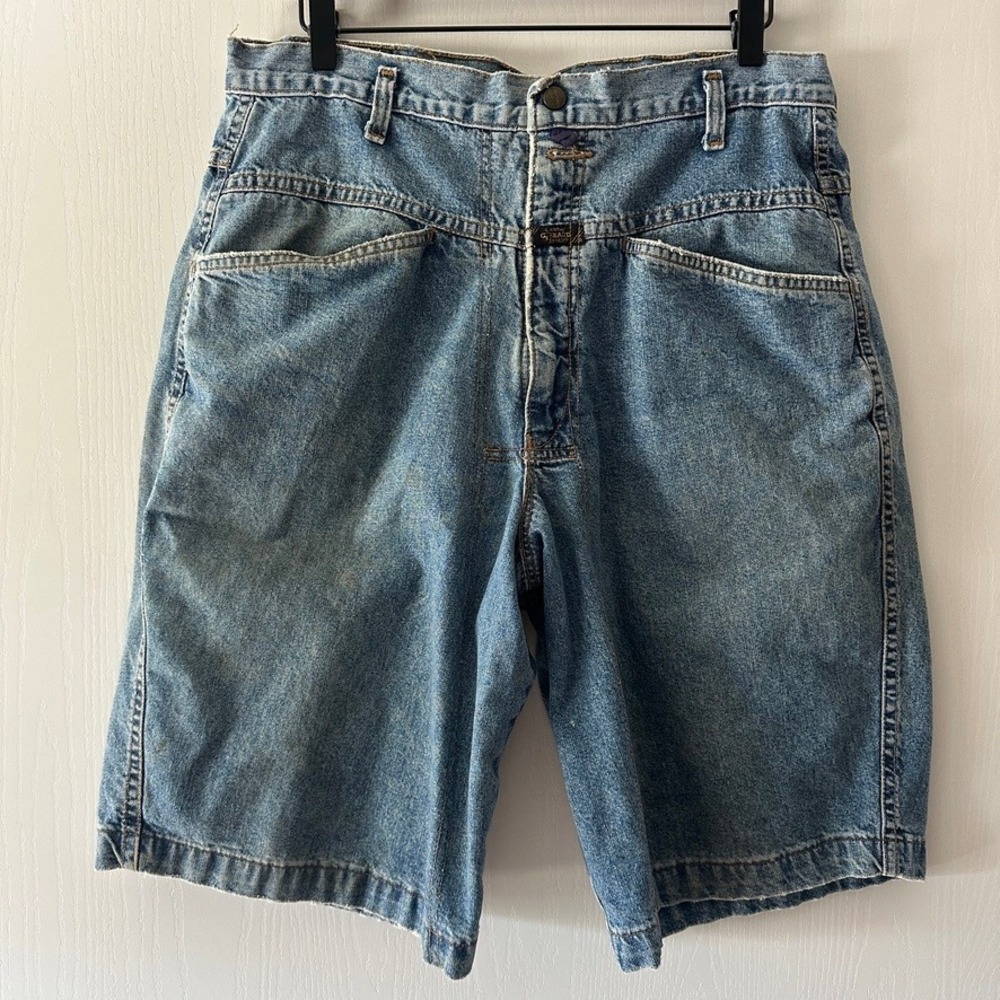 Vintage 1989 Marithé François Girbaud Denim Shorts Sz 32 Made in USA Baggy Jorts